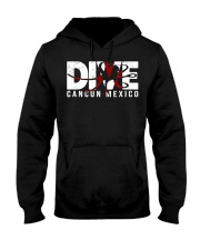 DIVE Cancun Mexico SCUBA DIVING Octopus Hooded Sweatshirt tile