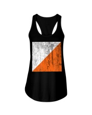 Distressed International Orienteering Flag Logo Ladies Flowy Tank tile