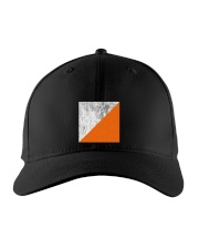 Distressed International Orienteering Flag Logo Embroidered Hat tile