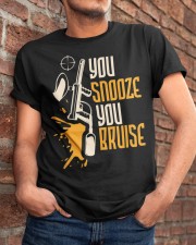 You Snooze You Bruise Classic T-Shirt apparel-classic-tshirt-lifestyle-26