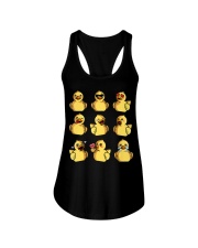 Rubber Ducky Emojis Ladies Flowy Tank tile