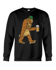 German Bigfoot Sasquatch Beer Lederhose Crewneck Sweatshirt tile