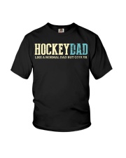 Hockey Dad Like Normal Youth T-Shirt tile