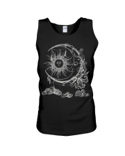 Bohemian Aesthetic Moon Sun Unisex Tank tile