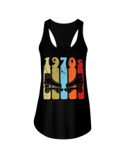 70s Roller Skate Disco Retro Ladies Flowy Tank tile