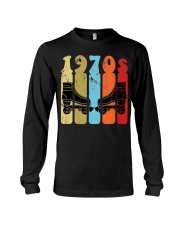 70s Roller Skate Disco Retro Long Sleeve Tee tile