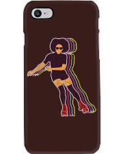 Vintage Roller Skating Phone Case tile
