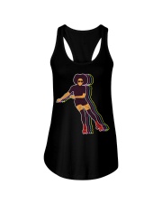 Vintage Roller Skating Ladies Flowy Tank tile