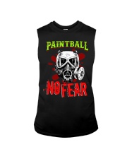 Fear Fearing Mask Playing Paintball Sleeveless Tee tile