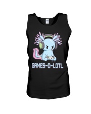 Gamesolotl Axolotl Video Gamer Unisex Tank tile
