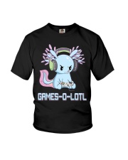 Gamesolotl Axolotl Video Gamer Youth T-Shirt tile