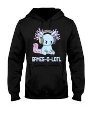 Gamesolotl Axolotl Video Gamer Hooded Sweatshirt tile