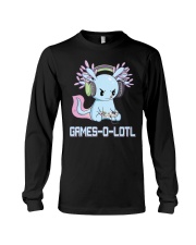 Gamesolotl Axolotl Video Gamer Long Sleeve Tee tile