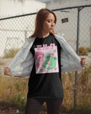 Cute Cottagecore Frog Strawberry Retro 90s Kawaii Aesthetic Classic T-Shirt apparel-classic-tshirt-lifestyle-07