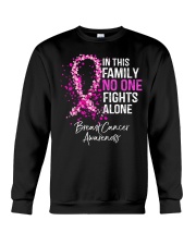 In This Family No One Fights Alone Crewneck Sweatshirt tile