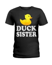 Duck Sister Ladies T-Shirt tile