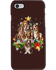 Basset Hound Christmas Dog Tree Phone Case tile