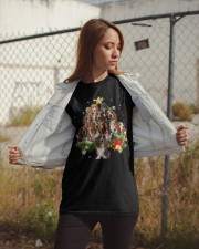 Basset Hound Christmas Dog Tree Classic T-Shirt apparel-classic-tshirt-lifestyle-07