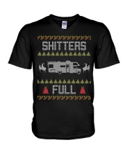 Shitters Full Funny V-Neck T-Shirt tile