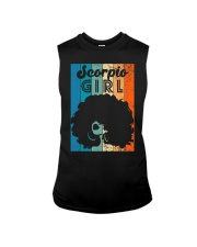 Born In October 23 to November 22 Birthday Scorpio Girl Afro Sleeveless Tee tile
