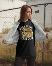 Who Let the Dogecoin Classic T-Shirt apparel-classic-tshirt-lifestyle-07