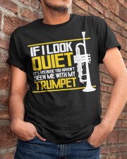 Trumpet Quiet Classic T-Shirt apparel-classic-tshirt-lifestyle-26