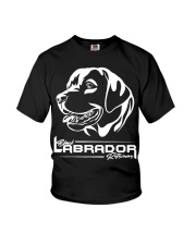 Black Labrador Retriever Dad And Mom Youth T-Shirt tile