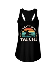 Id Rather Be Tai Chi Ladies Flowy Tank tile