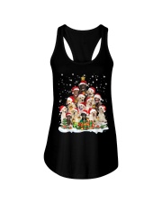 Labrador Retriever Christmas Ladies Flowy Tank tile