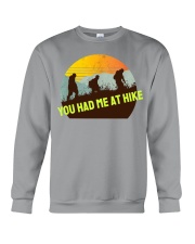 Orienteering You Had Me At Hike Mountain Hiking Nature Trial Crewneck Sweatshirt tile