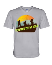 Orienteering You Had Me At Hike Mountain Hiking Nature Trial V-Neck T-Shirt tile