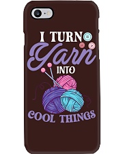 I Turn Yarn Into Cool Things Crocheting Crochet Phone Case tile