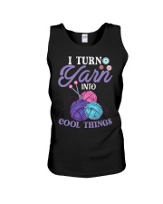 I Turn Yarn Into Cool Things Crocheting Crochet Unisex Tank tile