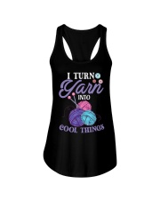 I Turn Yarn Into Cool Things Crocheting Crochet Ladies Flowy Tank tile