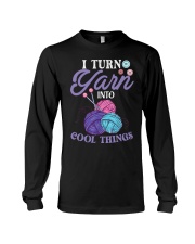 I Turn Yarn Into Cool Things Crocheting Crochet Long Sleeve Tee tile