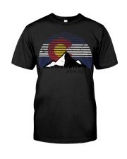 Keystone Colorado x CO Flag Mtn Top T-Shirt Classic T-Shirt front