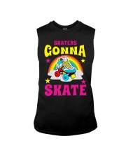 Skaters Gonna Skate Roller Skate Sleeveless Tee tile