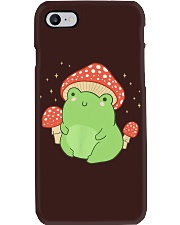 Cute Frog Mushroom Hat - Cottagecore Aesthetic Phone Case tile