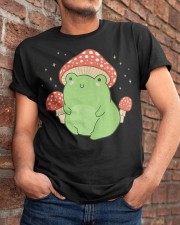 Cute Frog Mushroom Hat - Cottagecore Aesthetic Classic T-Shirt apparel-classic-tshirt-lifestyle-26