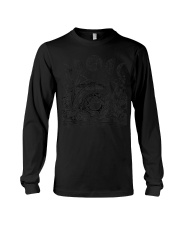 Cute Cottagecore Aesthetic Frog Mushroom Moon Witchy Vintage Long Sleeve Tee tile