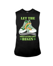 Chucks And pearls Let The Shenanigans Sleeveless Tee tile