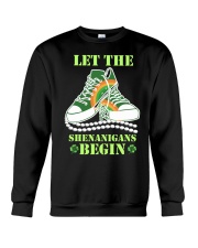 Chucks And pearls Let The Shenanigans Crewneck Sweatshirt tile