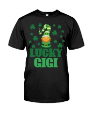 Lucky Gigi Grandmother St Patrick's Day Classic T-Shirt front
