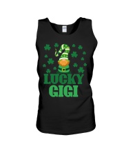 Lucky Gigi Grandmother St Patrick's Day Unisex Tank tile
