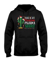 This Is My Christmas Pajama Shirt Cactus Hooded Sweatshirt tile
