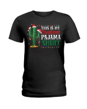 This Is My Christmas Pajama Shirt Cactus Ladies T-Shirt tile
