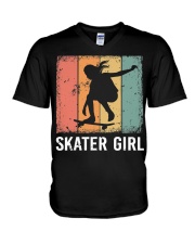 Cool Skater Art V-Neck T-Shirt tile