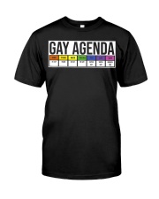 LGBT Feminist Agenda Homo Classic T-Shirt front