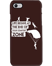 Life Begins End Of Comfort Zone Phone Case tile