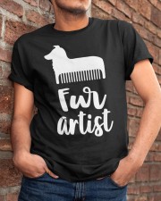 Fur Artist Funny Dog Groomer Classic T-Shirt apparel-classic-tshirt-lifestyle-26